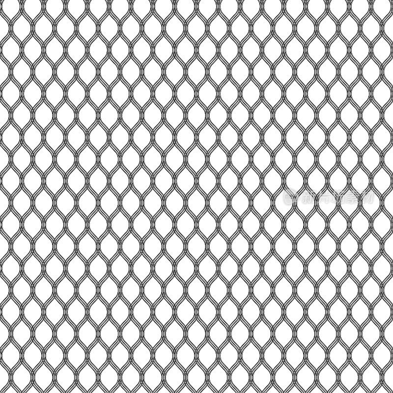 Seamless abstract background pattern - black wallpaper black and white - vector Illustration